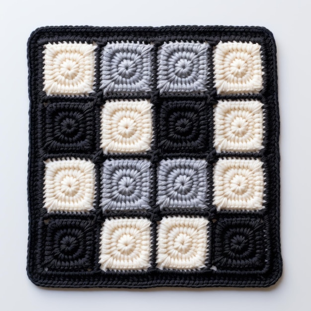 embroidered sample square